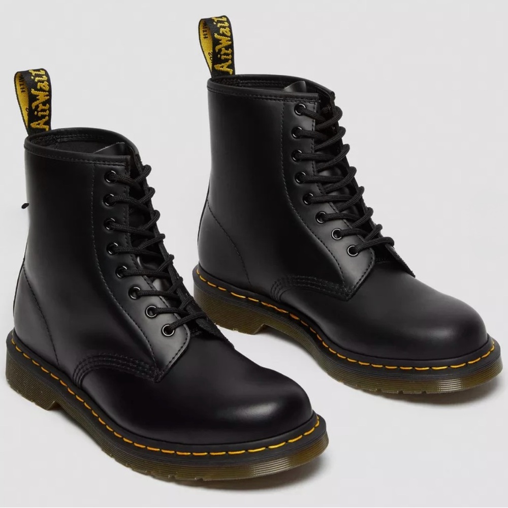 Dr. Martens Black Lace-Up Boots